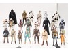 Lot of 41 Modern Star Wars 1990-2020s Hasbro Action Figures + 70 Accessories