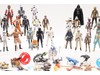 Lot of 41 Modern Star Wars 1990-2020s Hasbro Action Figures + 70 Accessories