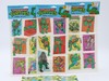 Set of 9 Sticker Sheets Jumbo/Puffy/Glow Teenage Mutant Ninja Turtles NEW SEALED