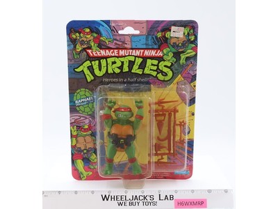 Raphael 10-Back TMNT 1988 Playmates Vintage Action Figure NEW SEALED