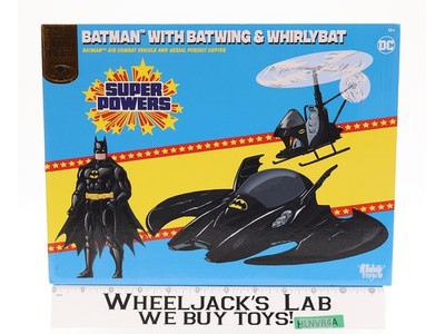 Batman W/ Batwing & Whirlybat DC Super Powers McFarlane Toys NEW MISB SEALED