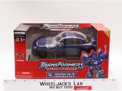 Shockblast Mazda RX-8 Transformers Alternators 2004 Hasbro Figure NEW SEALED
