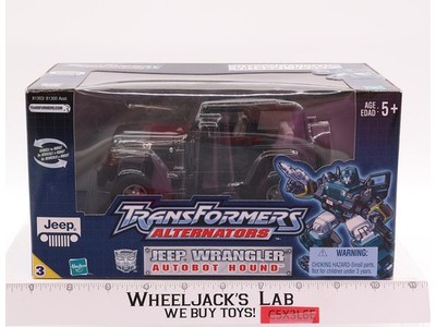 Jeep Wrangler Hound Transformers Alternators 2003 Hasbro Figure NEW SEALED