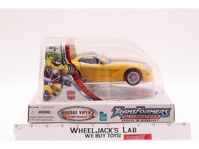 Sunstreaker Dodge Viper Transformers Alternators 2004 Hasbro Figure NEW SEALED