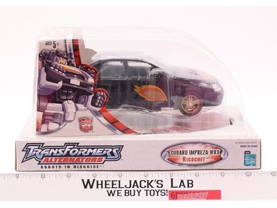 Ricochet Subaru Impreza WRX Alternators 2005 Hasbro Transformers NEW SEALED