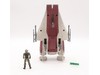 A-Wing Fighter W/Pilot & Box Complete Star Wars POTF 1997 Hasbro Figure Vehicle
