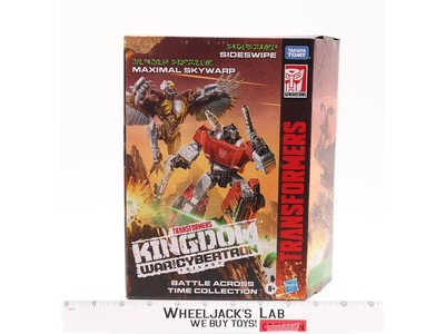 Maximal Skywarp & Sideswipe Transformers Kingdom WFC 2021 Hasbro NEW SEALED