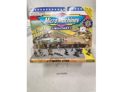 #17 Infantry Attack Military Troops Micro Machines 1993 Galoob NEW SEALED