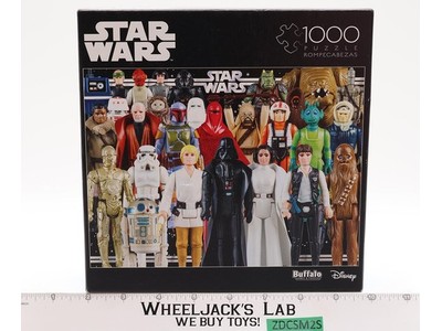 Vintage Figures Complete Star Wars 1000 Large Piece Puzzle Buffalo Games Disney