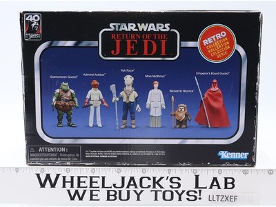 Star Wars Return of the Jedi ROTJ Retro Collection 6 Figure Pack Hasbro NEW MISB