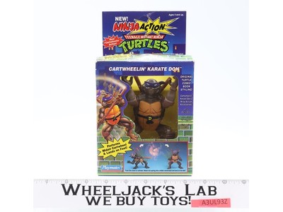 Cartwheelin' Karate Don Ninja Action TMNT 1993 Playmates Figure NEW MISB SEALED
