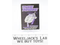 Skyhopper Action Figure Instruction Booklet Manual 1989 Vintage G1 Transformers