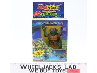 Jump Attack Jujitsu Raph Ninja Action TMNT 1993 Playmates Figure NEW MISB SEALED