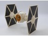 Imperial Tie Fighter WHITE 100% Complete Star Wars 1978 Vintage Kenner Vehicle