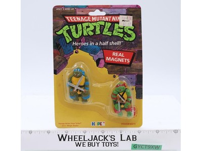 Character Magnets Teenage Mutant Ninja Turtles 1988 Hope Ind. NEW SEALED