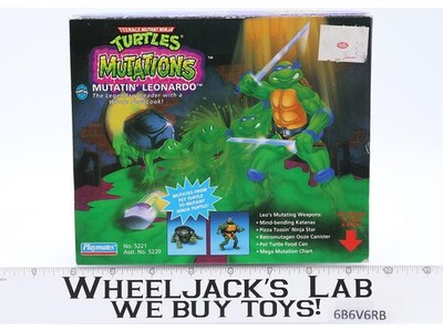 Mutatin' Leonardo TMNT Mutations 1992 Playmates Action Figure NEW MISB SEALED