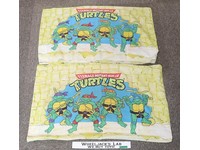 Set of 2 Matching Pillow Cases TMNT Teenage Mutant Ninja Turtles 1980s