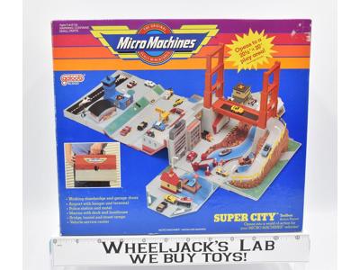 Super City Toolbox Action Playset W BOX Set 1991 Micro Machines Lewis Galoob