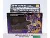Blitzwing COMPLETE W/BOX & INSERT 1985 G1 Transformers Hasbro UNUSED STICKERS