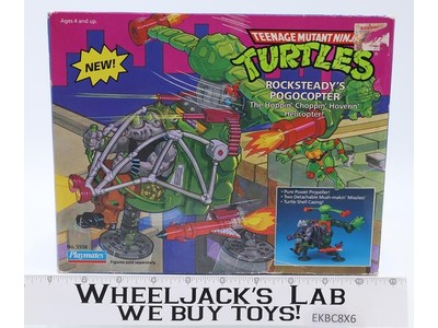 Rocksteady's Pogocopter TMNT 1991 Playmates Action Figure Vehicle NEW SEALED