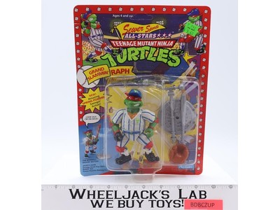Grand Slammin' Raph Teenage Mutant Ninja Turtles TMNT 1991 Playmates NEW SEALED