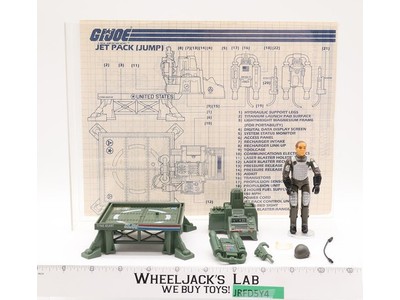 Jump Jet Pack W/ Grand Slam 100% Complete G.I. Joe Hasbro 1983 Action Figure