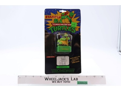Stamper W/ Inkpad Teenage Mutant Ninja Turtles TMNT Donatello 1990's Noteworthy