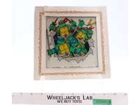 Glass Art Tile Teenage Mutant Ninja Turtles TMNT Carnival Prize 6" Square