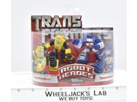 Bumblebee &amp; Soundwave Robot Heroes 2006 MOSC Hasbro Transformers Action Figure