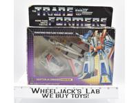 Starscream MIB 100% Complete 1985 Vintage Hasbro Action Figure G1 Transformers