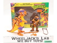 Cave Turtle Don W/ Trippy T-Rex 100% Complete TMNT 1992 Playmates Action Figure