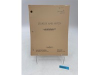 Starsky & Hutch TV Script "Tap Dancing Her Way" 2nd Draft Sept 21,1976
