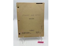 Starsky & Hutch TV Script "Terror by Night" First Draft Nov 4, 1975 Vintage