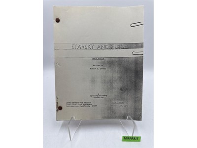 Starsky & Hutch TV Script "Death Notice" Final Draft Aug 18,1975 Vintage