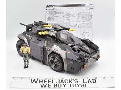 R.H.I.N.O. W Cannonball 100% Complete 25th Anniversary 2005 GI Joe Hasbro