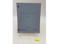 Starsky & Hutch TV Script "Natalya" Work Writers Draft April 21,1977 Original