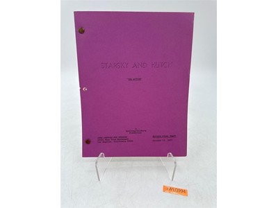 Starsky & Hutch TV Script "The Action" Rev Final Draft Oct 13,1977 Original