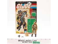 Dusty 100% Complete W/ Cardback & Bubble 34 Back 1985 G.I. Joe Hasbro Vintage