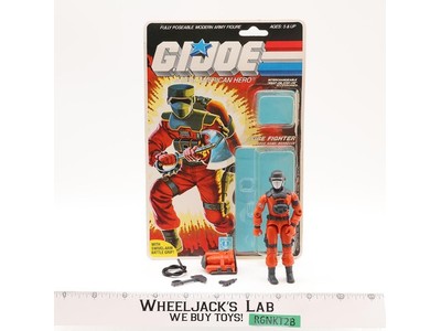 Barbecue V1 Complete 36 Cardback & Bubble G.I. Joe 1985 Hasbro Vintage