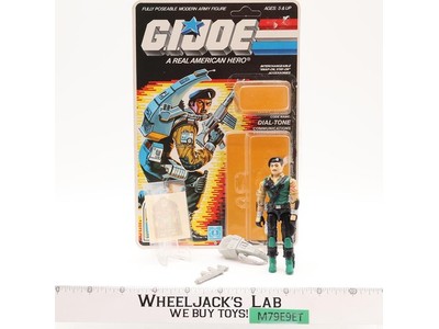 Dial-Tone 100% Complete W/ 36 Cardback & Bubble V1 GI Joe Vintage 1986 Hasbro