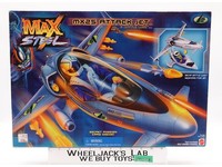 MX25 Attack Jet & Battle Luge Max Steel 1999 Mattel Figure Vehicle NEW SEALED