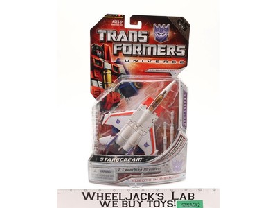 Starscream Transformers Universe 2008 Hasbro Action Figure NEW MOSC SEALED
