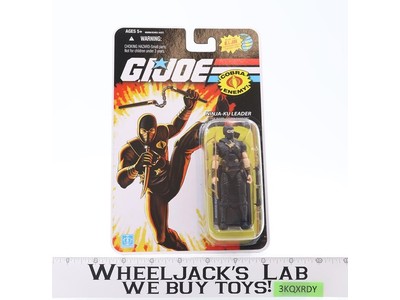 Ninja-Ku Leader Storm Shadow GI Joe 25th Anniversary 2008 Hasbro NEW MOSC SEALED