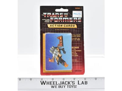 Buzzsaw Sealed Pack Card #105 Transformers Trading Action Cards 1985 G1