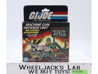 Machine Gun Defense Unit 100% Complete W/Box GI Joe 1984 Hasbro Action Figure