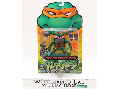 Fightin' Gear Mike Teenage Mutant Ninja Turtles TMNT 2004 Playmates NEW SEALED