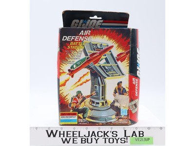 Air Defense Battle Station 100% Complete W/Box GI Joe 1985 Hasbro Action Figure