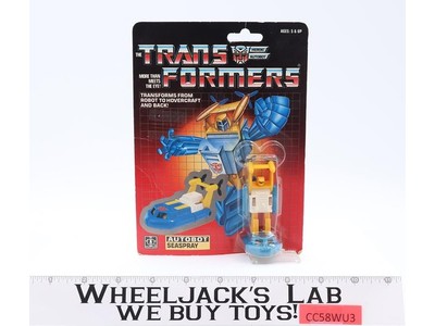 Seaspray 1985 Vintage Hasbro G1 Transformers Action Figure NEW MOSC