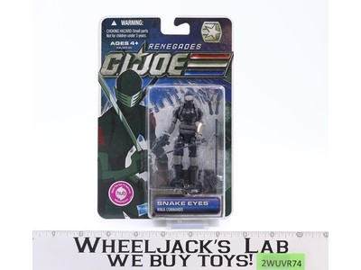 Snake Eyes Ninja Commando GI Joe Renegades 2011 Hasbro Figure NEW MOSC SEALED