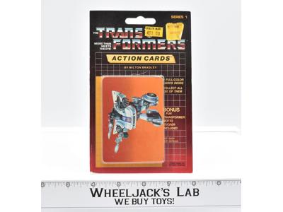 Jazz Card #2 Sealed Pack of Transformers Trading Action Cards 1985 G1